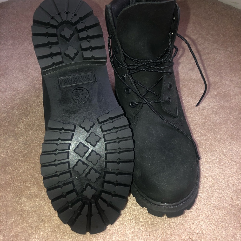 Mens Timberland waterproof biker boots.